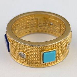 Freida Rothman 925 Sterling Silver Wide Band Ring